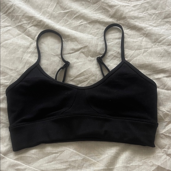 ALO Yoga Black Sports Bra - Picture 2 of 6